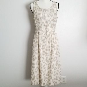 J Crew Silk Leopard Dress